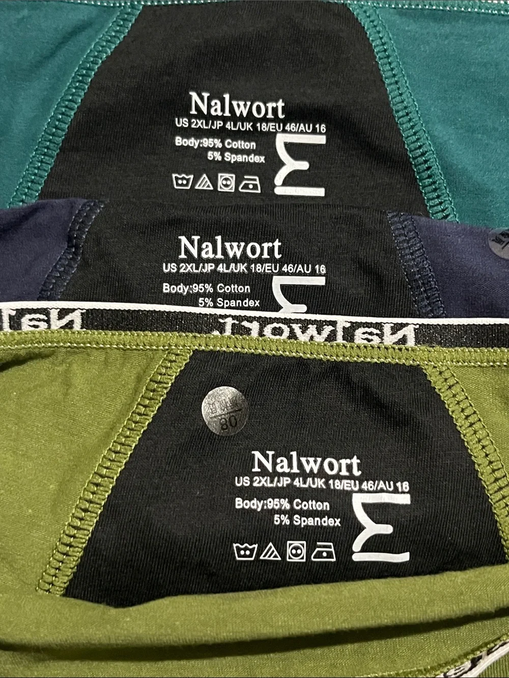 Nalwort Teen Girls period Panties Cotton Leakproof menstrual Underwear 2XL 14/16